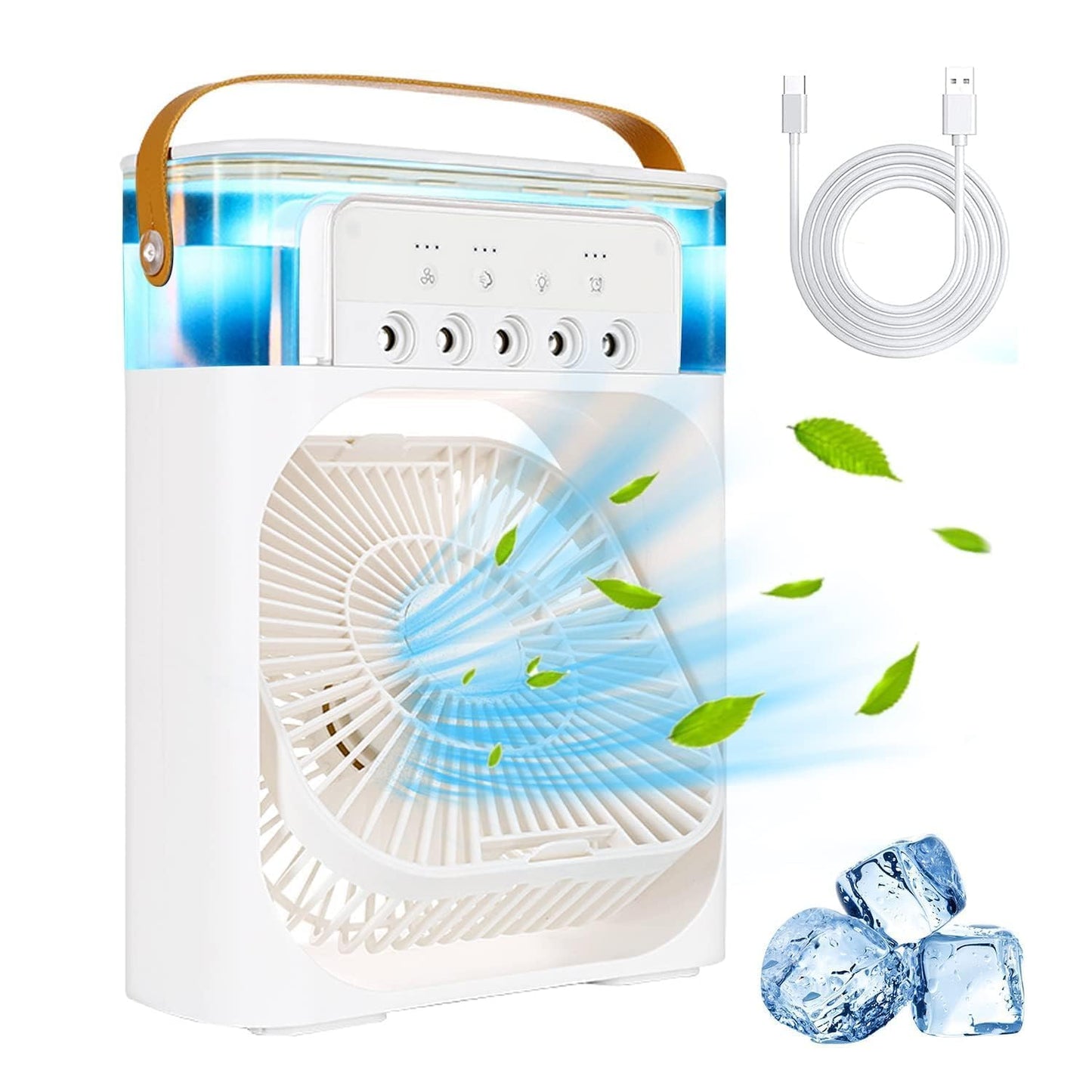 Portable Air Cooler & Fan | 3-in-1 Mini Air Conditioner