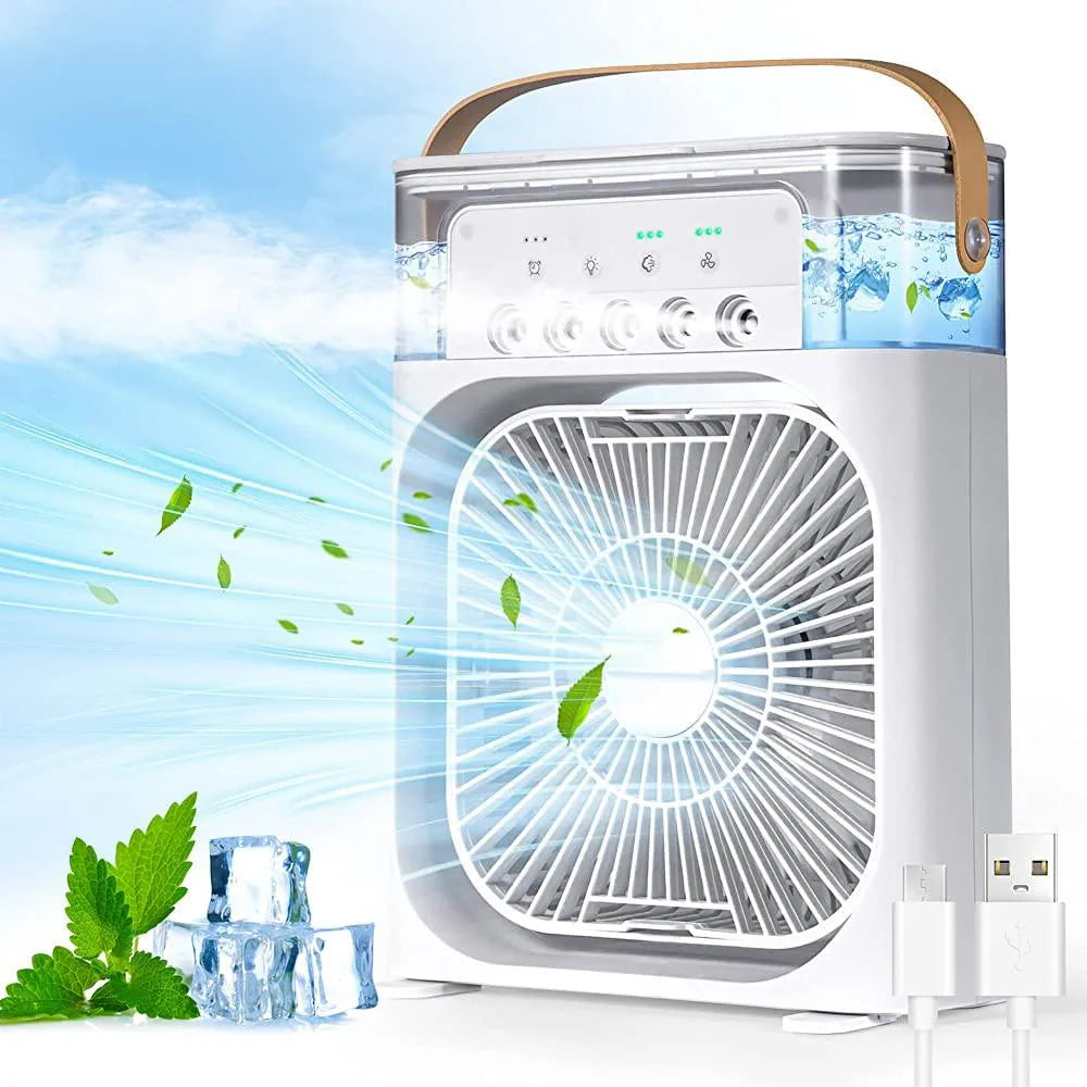 Portable Air Cooler & Fan | 3-in-1 Mini Air Conditioner